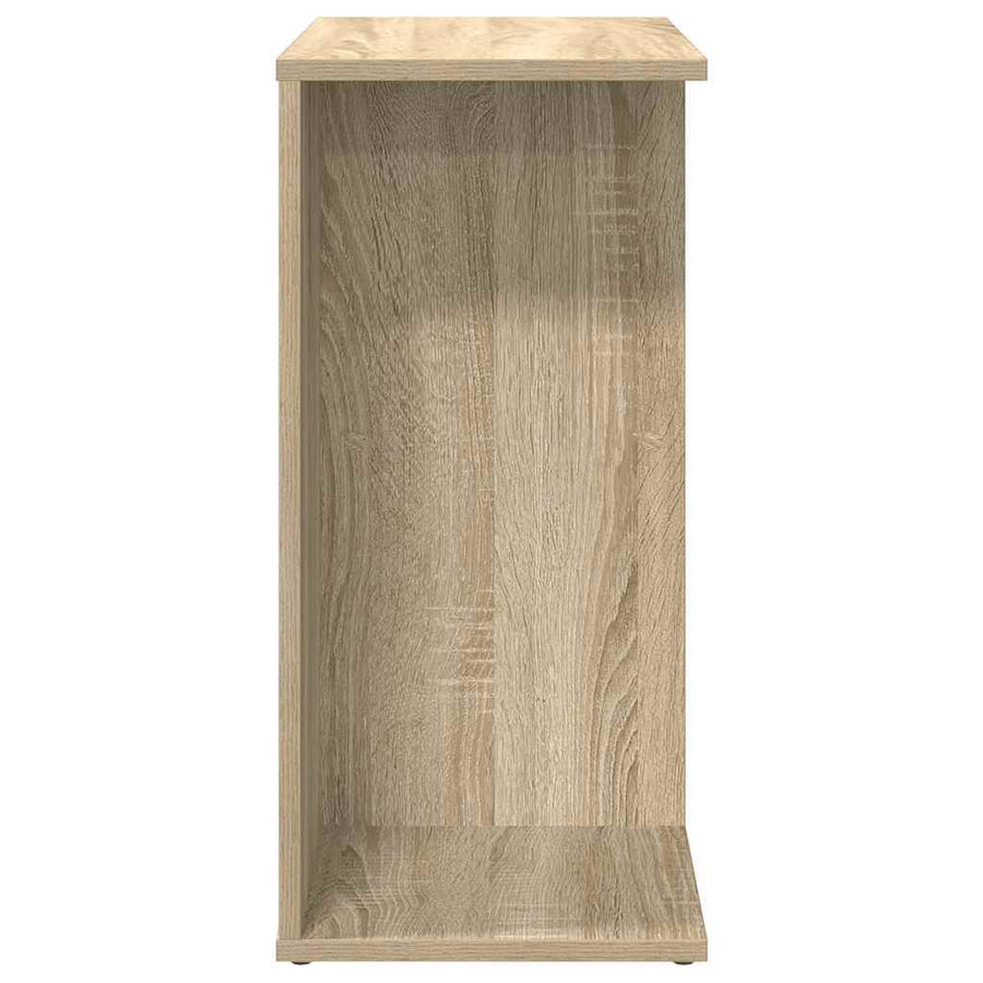 Nachtkastjes 2 st 46,5x29x61 cm bewerkt hout sonoma eikenkleur
