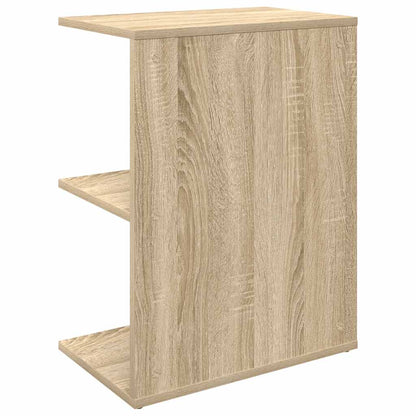 Nachtkastjes 2 st 46,5x29x61 cm bewerkt hout sonoma eikenkleur