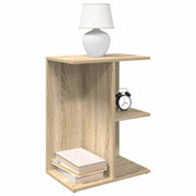 Nachtkastjes 2 st 46,5x29x61 cm bewerkt hout sonoma eiken