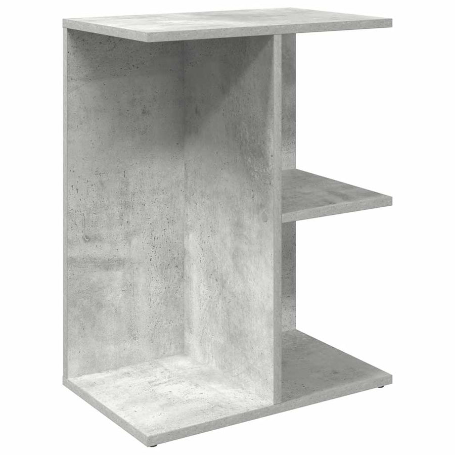 Nachtkastje 46,5x29x61 cm bewerkt hout betongrijs