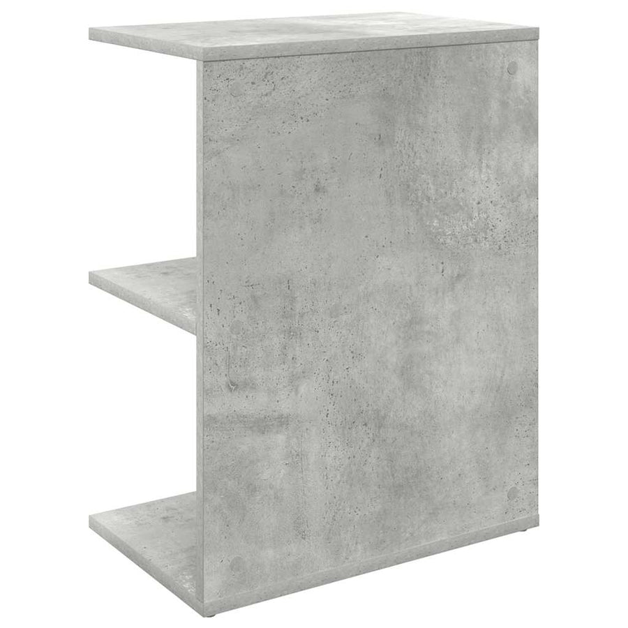 Nachtkastje 46,5x29x61 cm bewerkt hout betongrijs