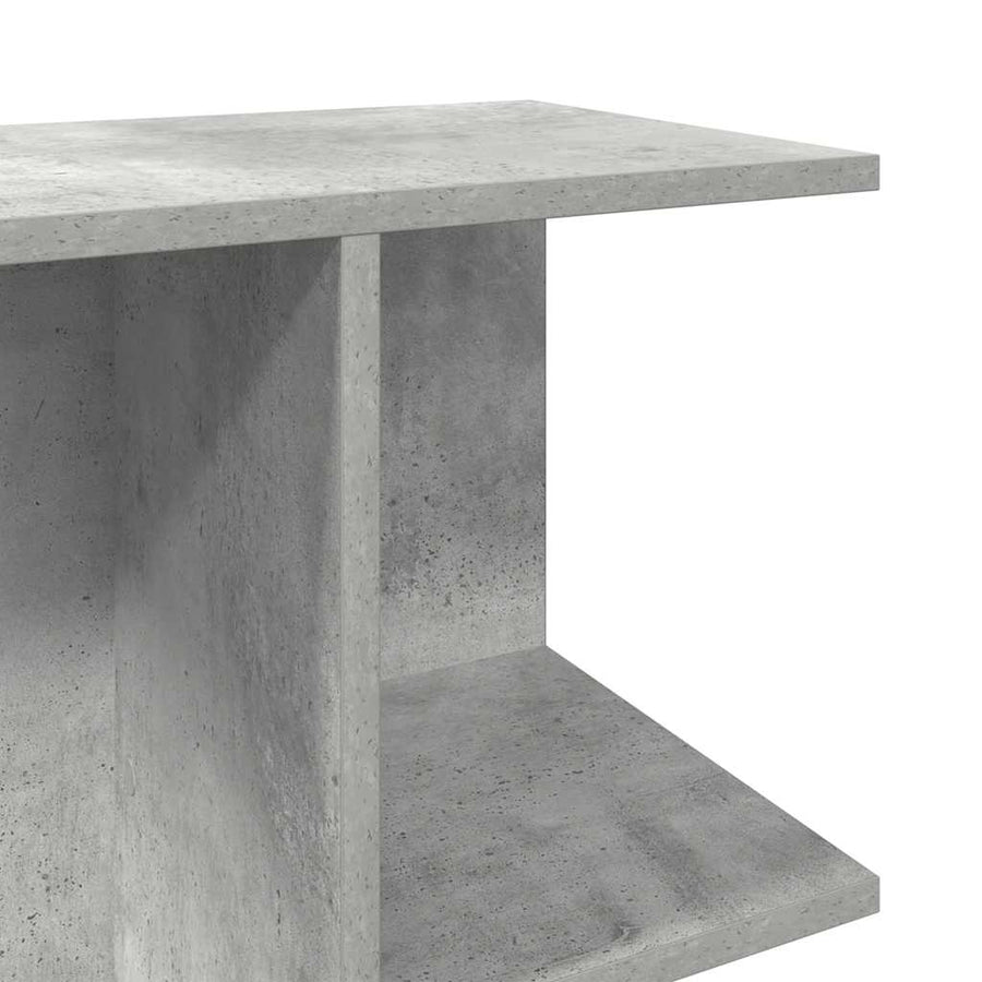 Nachtkastje 46,5x29x61 cm bewerkt hout betongrijs