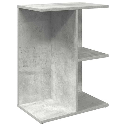 Nachtkastjes 2 st 46,5x29x61 cm bewerkt hout betongrijs