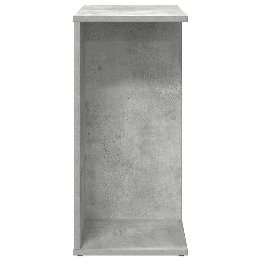 Nachtkastjes 2 st 46,5x29x61 cm bewerkt hout betongrijs
