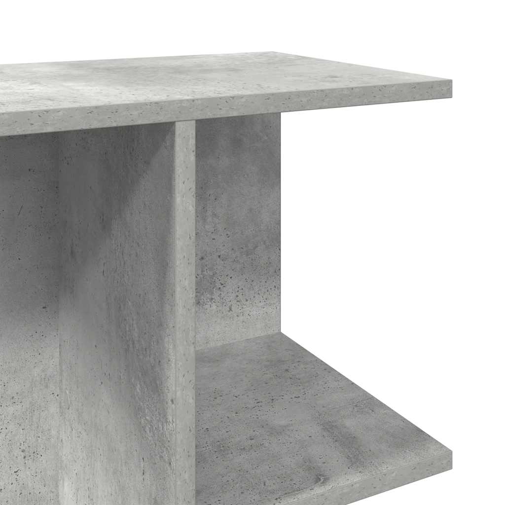 Nachtkastjes 2 st 46,5x29x61 cm bewerkt hout betongrijs