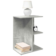 Nachtkastjes 2 st 46,5x29x61 cm bewerkt hout betongrijs