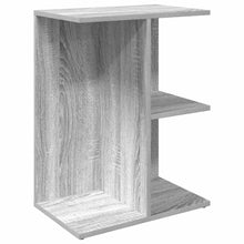 Nachtkastje 46,5x29x61 cm bewerkt hout grijs sonoma eikenkleur