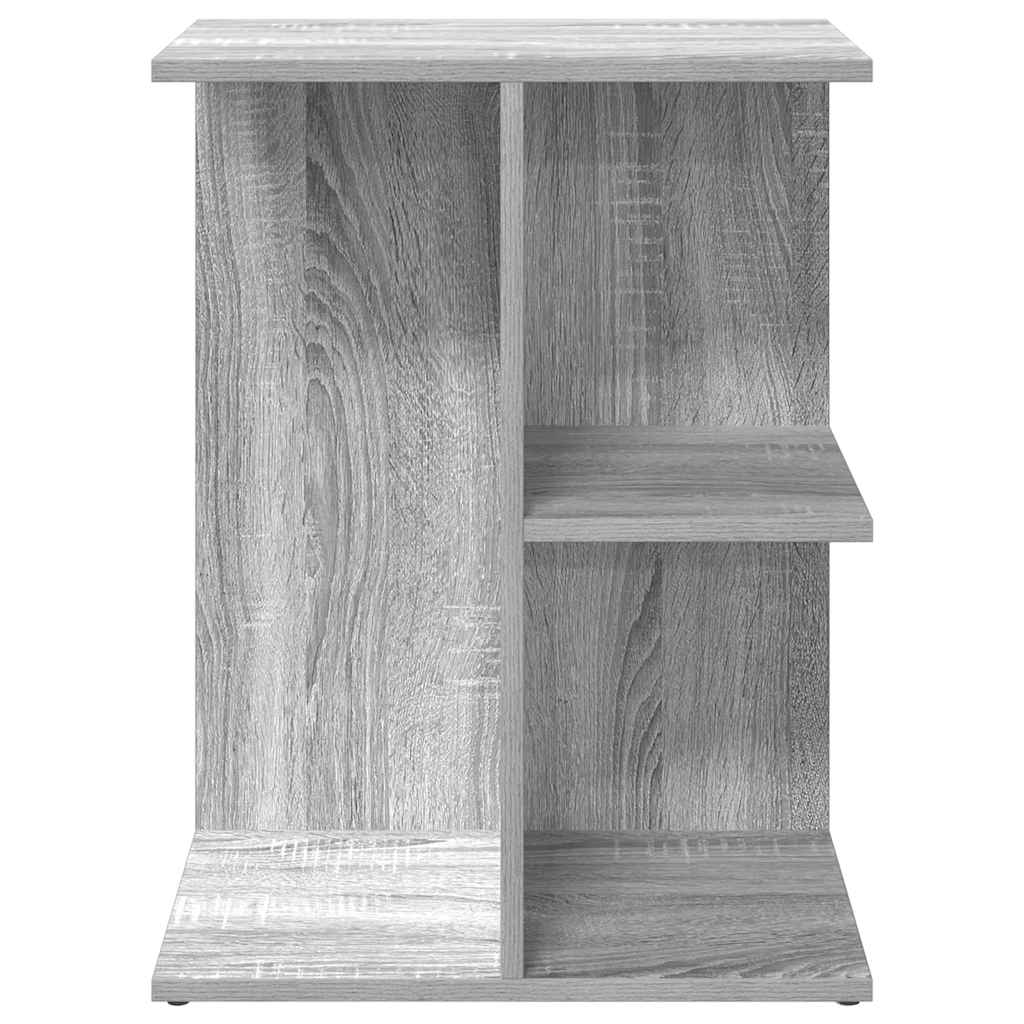 Nachtkastjes 2 st 46,5x29x61 cm bewerkt hout grijs sonoma eiken