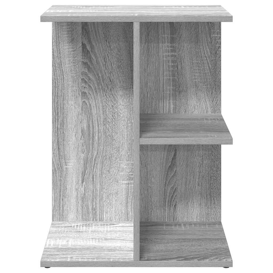 Nachtkastjes 2 st 46,5x29x61 cm bewerkt hout grijs sonoma eiken