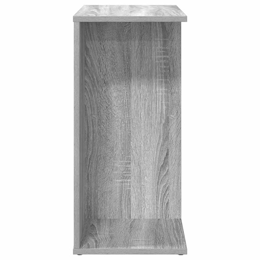 Nachtkastjes 2 st 46,5x29x61 cm bewerkt hout grijs sonoma eiken