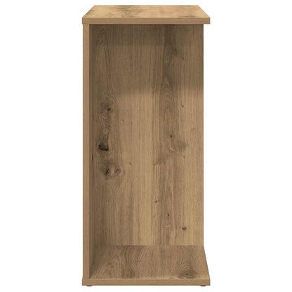 Nachtkastjes 2 st 46,5x29x61 cm bewerkt hout artisanaal eiken