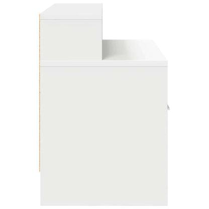 Nachtkastjes 2 st met lade 51x31x47 cm wit