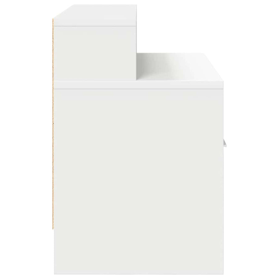 Nachtkastjes 2 st met lade 51x31x47 cm wit