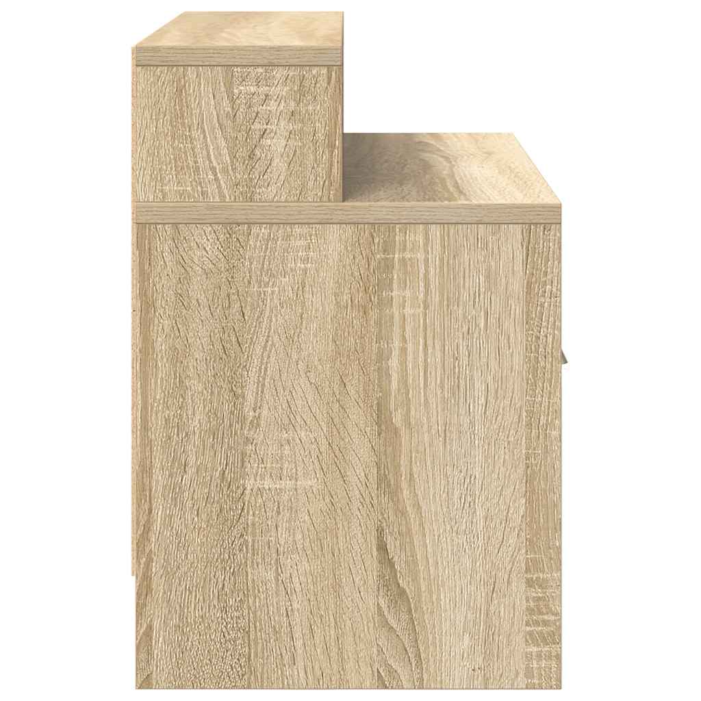 Nachtkastje met lade 51x31x47 cm sonoma eikenkleurig