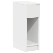 Nachtkastje met lade 20x36x60 cm wit