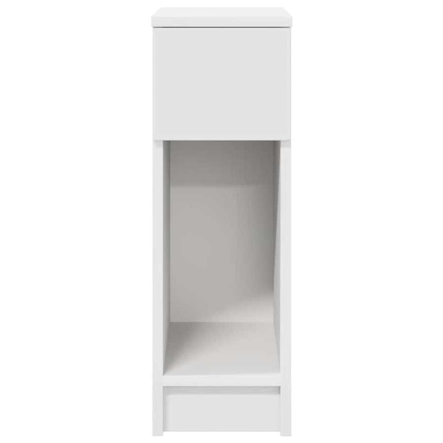 Nachtkastje met lade 20x36x60 cm wit