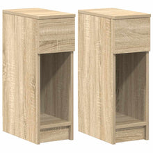 Nachtkastjes Met Lade 20X36X60 Cm Kleurig Sonoma eiken