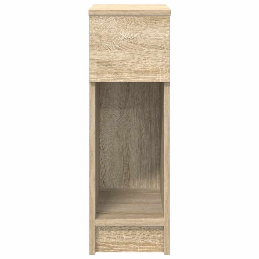 Nachtkastjes Met Lade 20X36X60 Cm Kleurig Sonoma eiken