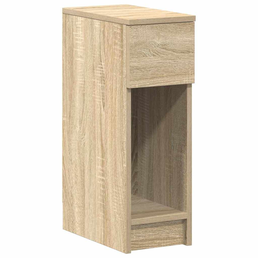 Nachtkastjes Met Lade 20X36X60 Cm Kleurig Sonoma eiken