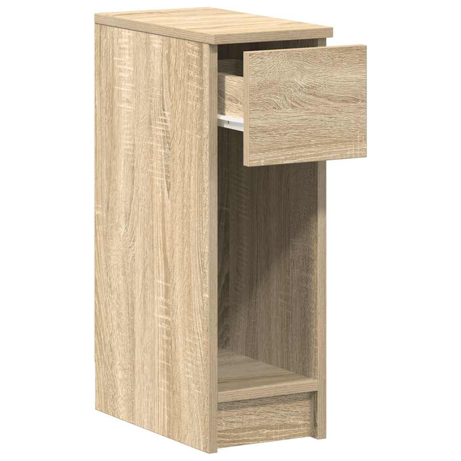 Nachtkastjes Met Lade 20X36X60 Cm Kleurig Sonoma eiken