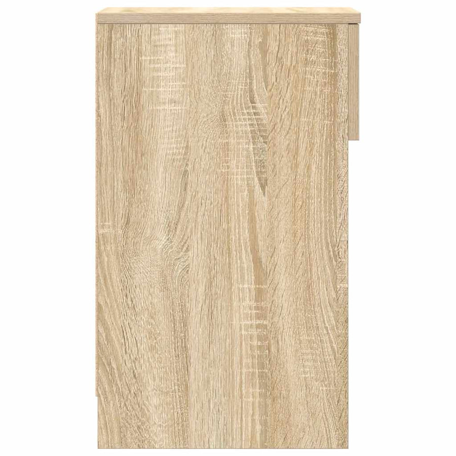 Nachtkastjes Met Lade 20X36X60 Cm Kleurig Sonoma eiken