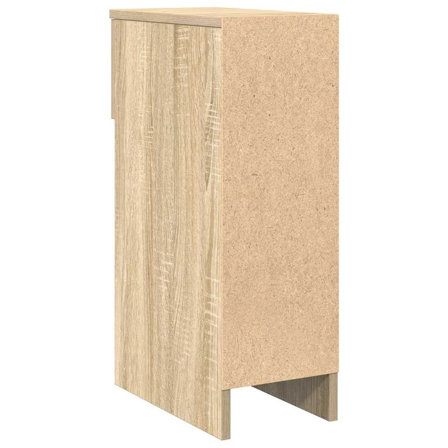Nachtkastjes Met Lade 20X36X60 Cm Kleurig Sonoma eiken