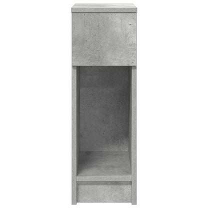Nachtkastjes 2 st met lade 20x36x60 cm betongrijs