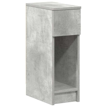 Nachtkastjes 2 st met lade 20x36x60 cm betongrijs