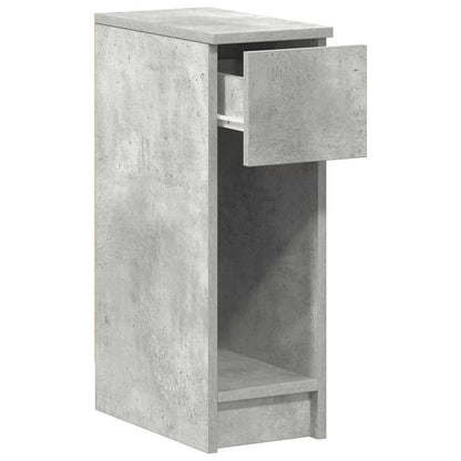 Nachtkastjes 2 st met lade 20x36x60 cm betongrijs