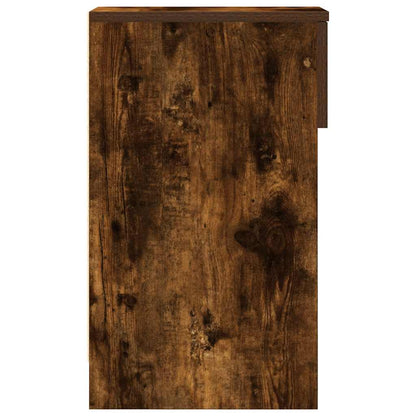 Nachtkastjes 2 st met lade 20x36x60 cm gerookt eikenkleurig