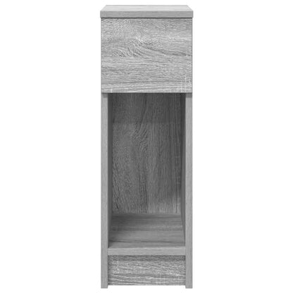 Nachtkastjes 2 st met lade 20x36x60 cm grijs sonoma eikenkleur