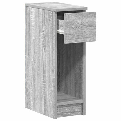 Nachtkastjes 2 st met lade 20x36x60 cm grijs sonoma eikenkleur