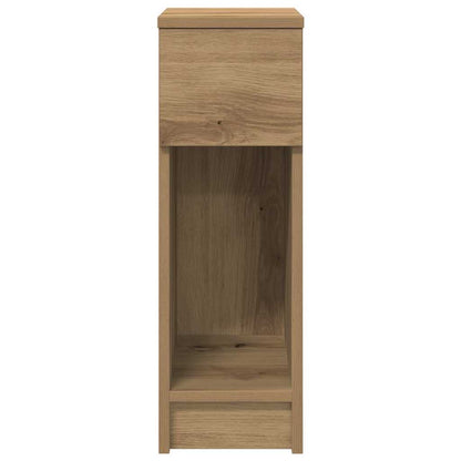 Nachtkastjes Met Lade 20X36X60 Cm artisanaal eikenkleurig