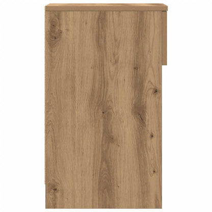 Nachtkastjes Met Lade 20X36X60 Cm artisanaal eikenkleurig