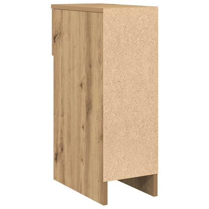 Nachtkastjes Met Lade 20X36X60 Cm artisanaal eikenkleurig