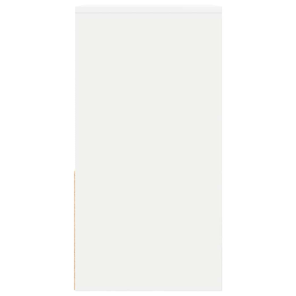 Nachtkastjes 2 st met lade 35x34x66,5 cm wit