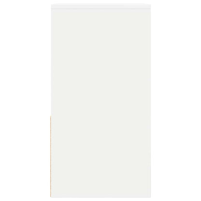Nachtkastjes 2 st met lade 35x34x66,5 cm wit