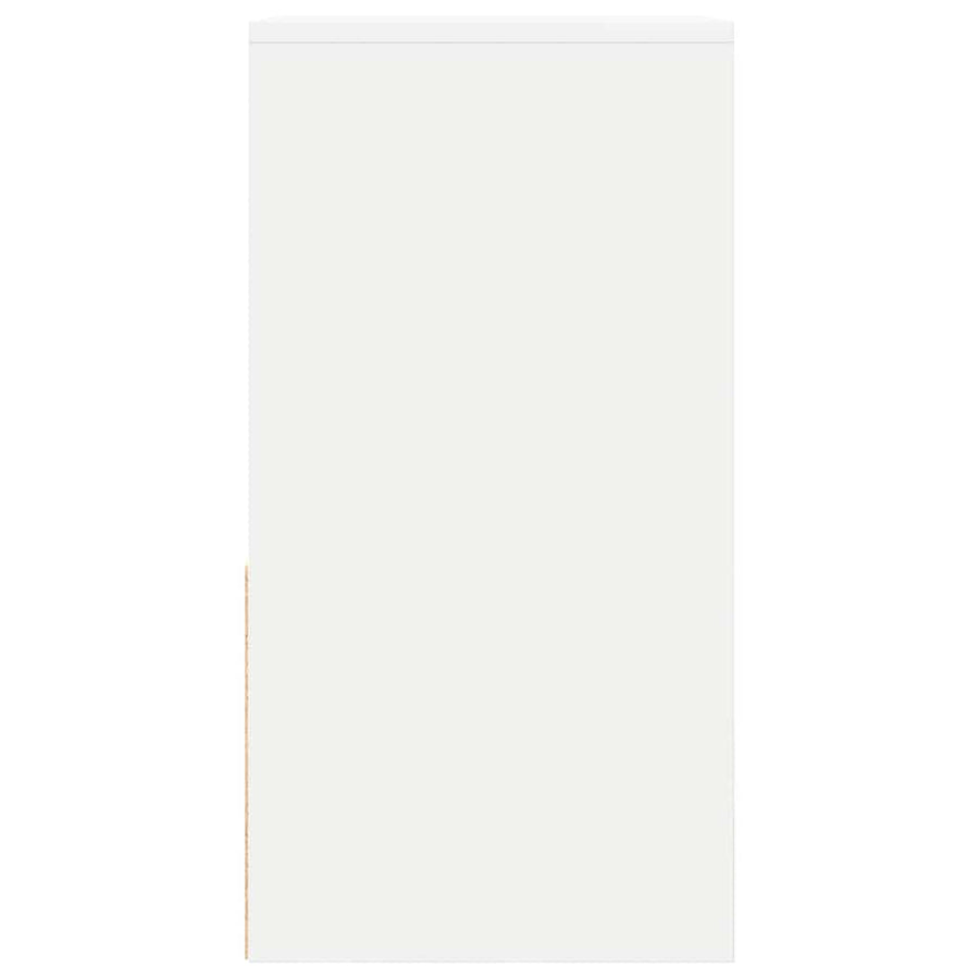Nachtkastjes 2 st met lade 35x34x66,5 cm wit