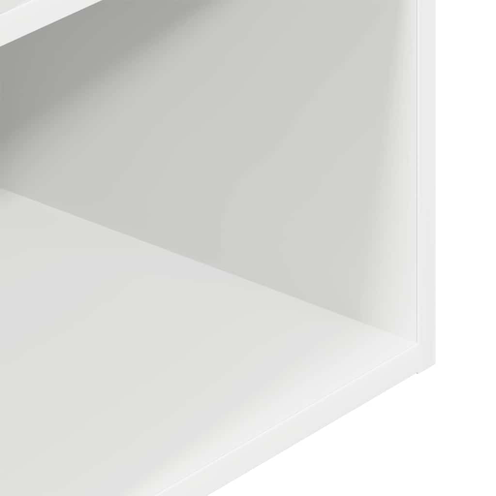 Nachtkastjes 2 st met lade 35x34x66,5 cm wit