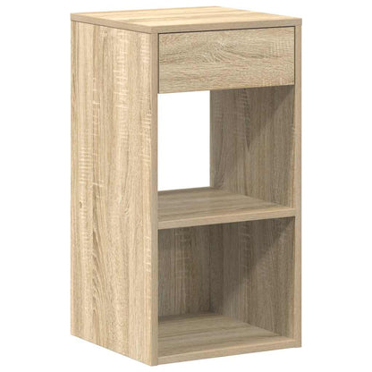Nachtkastjes 2 st met lade 35x34x66,5 cm sonoma eikenkleurig