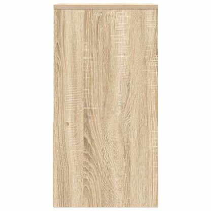 Nachtkastjes 2 st met lade 35x34x66,5 cm sonoma eikenkleurig