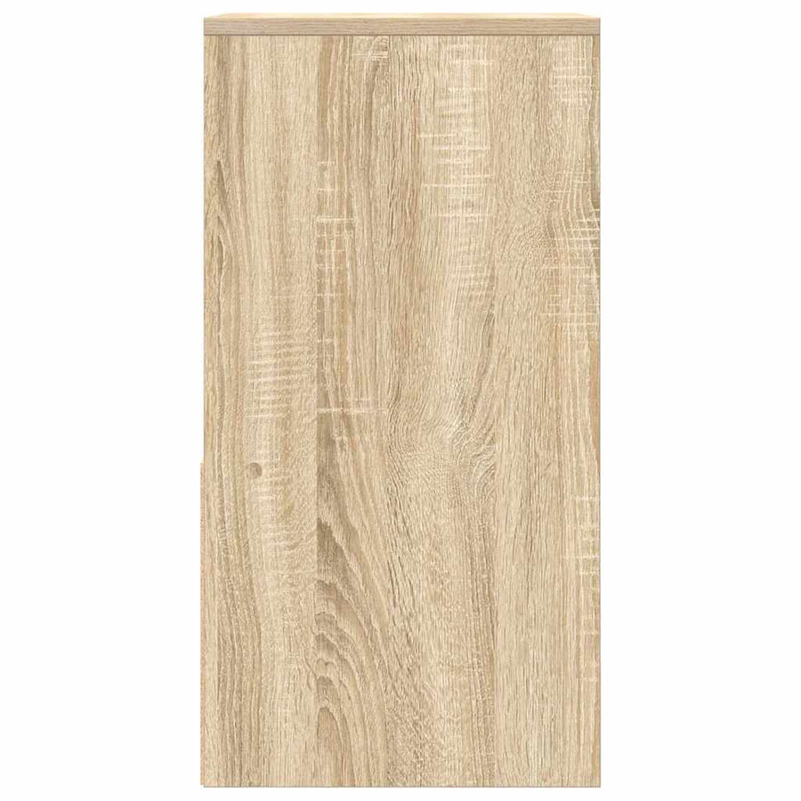 Nachtkastjes 2 st met lade 35x34x66,5 cm sonoma eikenkleurig