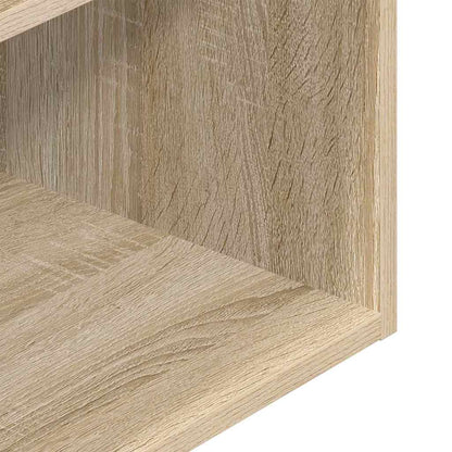 Nachtkastjes 2 st met lade 35x34x66,5 cm sonoma eikenkleurig
