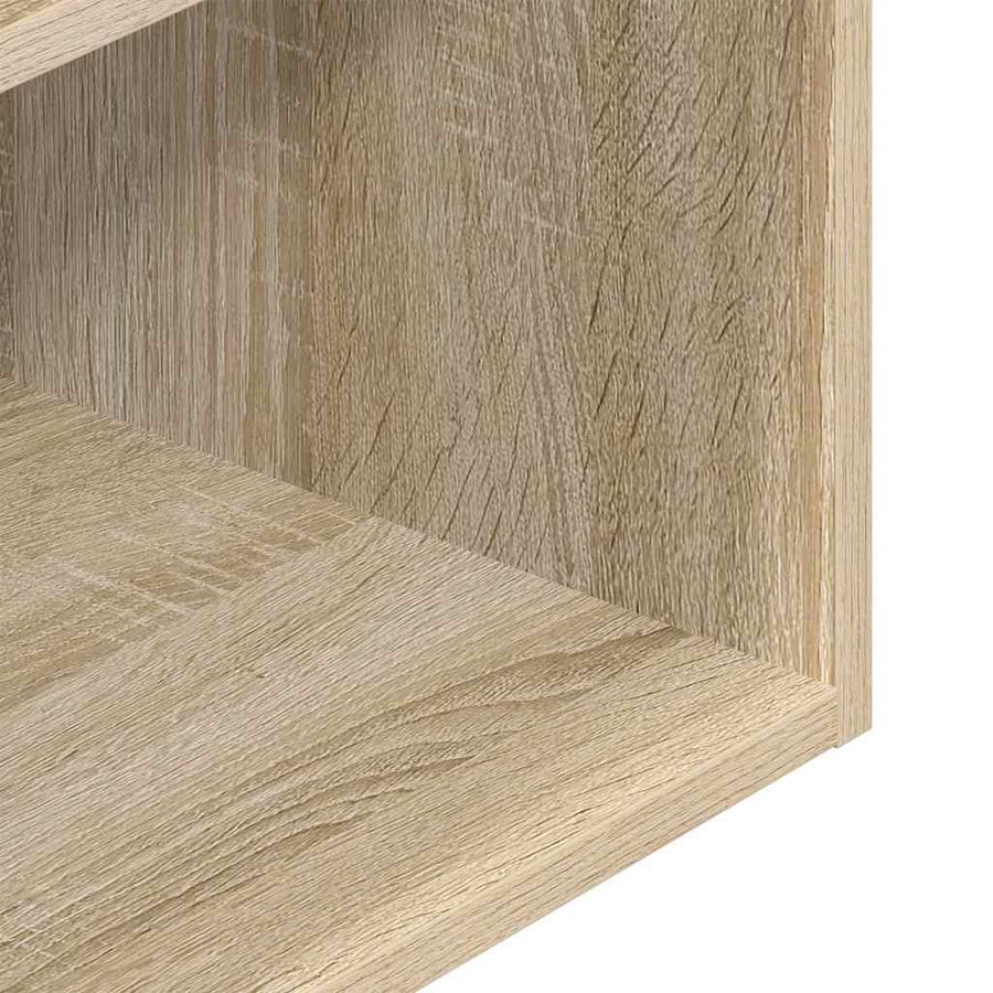 Nachtkastjes 2 st met lade 35x34x66,5 cm sonoma eikenkleurig