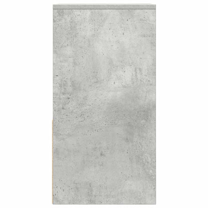 Nachtkastjes 2 st met lade 35x34x66,5 cm betongrijs