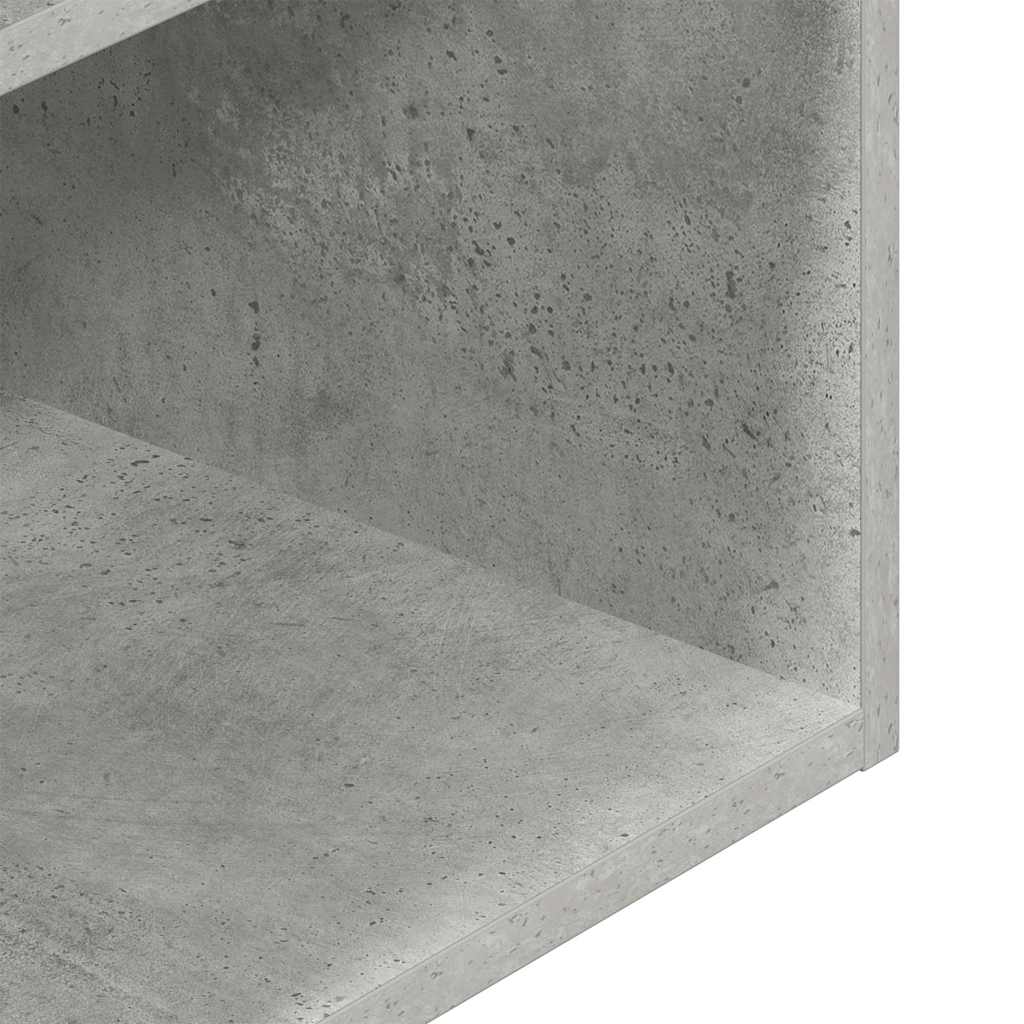 Nachtkastjes 2 st met lade 35x34x66,5 cm betongrijs