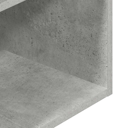 Nachtkastjes 2 st met lade 35x34x66,5 cm betongrijs