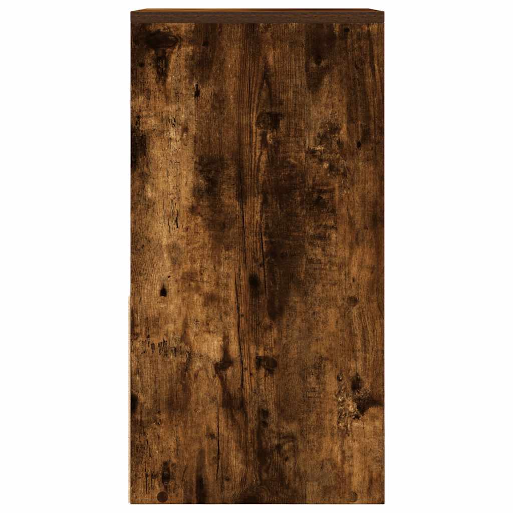 Nachtkastjes 2 st met lade 35x34x66,5 cm gerookt eikenkleurig