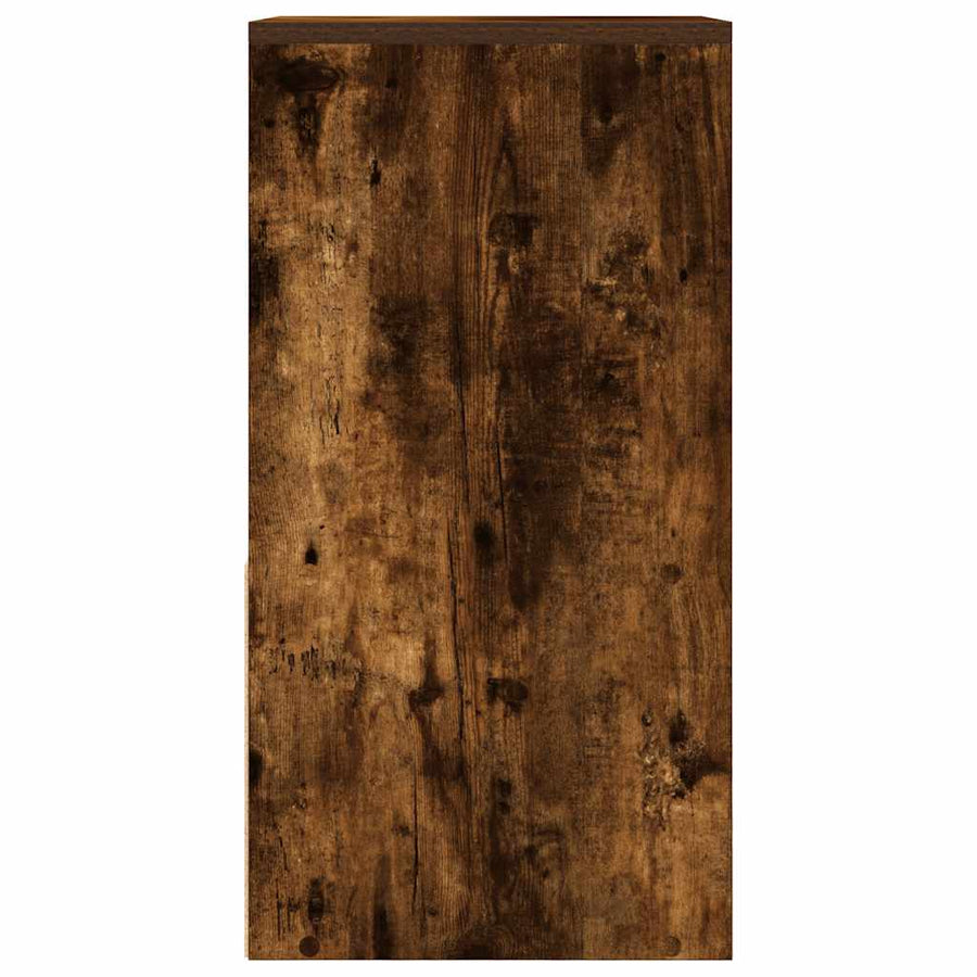 Nachtkastjes 2 st met lade 35x34x66,5 cm gerookt eikenkleurig
