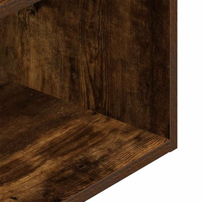 Nachtkastjes 2 st met lade 35x34x66,5 cm gerookt eikenkleurig